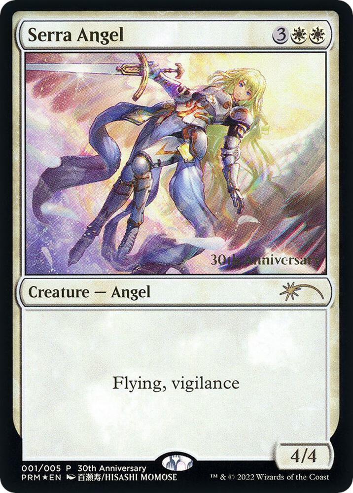 Serra Angel 001 (30th Anniversary Promos)  - Foil | Good Games North
