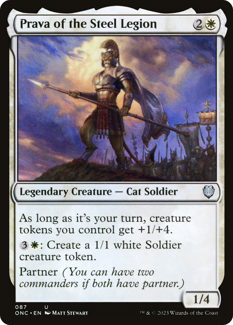 Prava of the Steel Legion [Phyrexia: All Will Be One Commander] | Good Games North