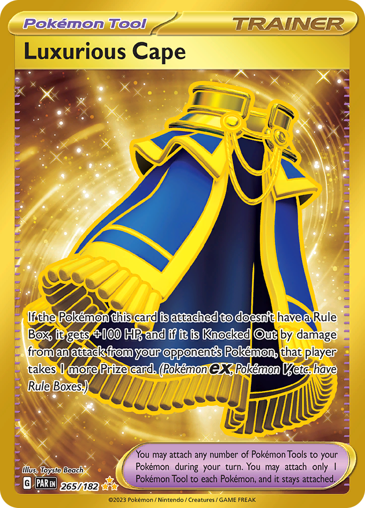 Luxurious Cape (265/182) [Scarlet & Violet: Paradox Rift] | Good Games North