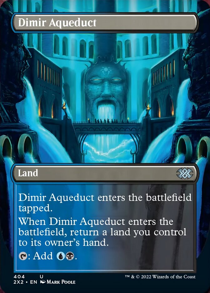 Dimir Aqueduct (Borderless Alternate Art) [Double Masters 2022] | Good Games North