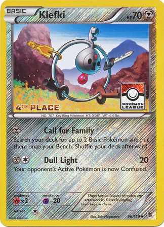 Klefki (66/119) (League Promo 4th Place) [XY: Phantom Forces] | Good Games North