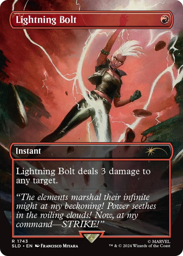 Lightning Bolt 1743 Rainbow Foil (Secret Lair Drop Series)  - undefined | Good Games North