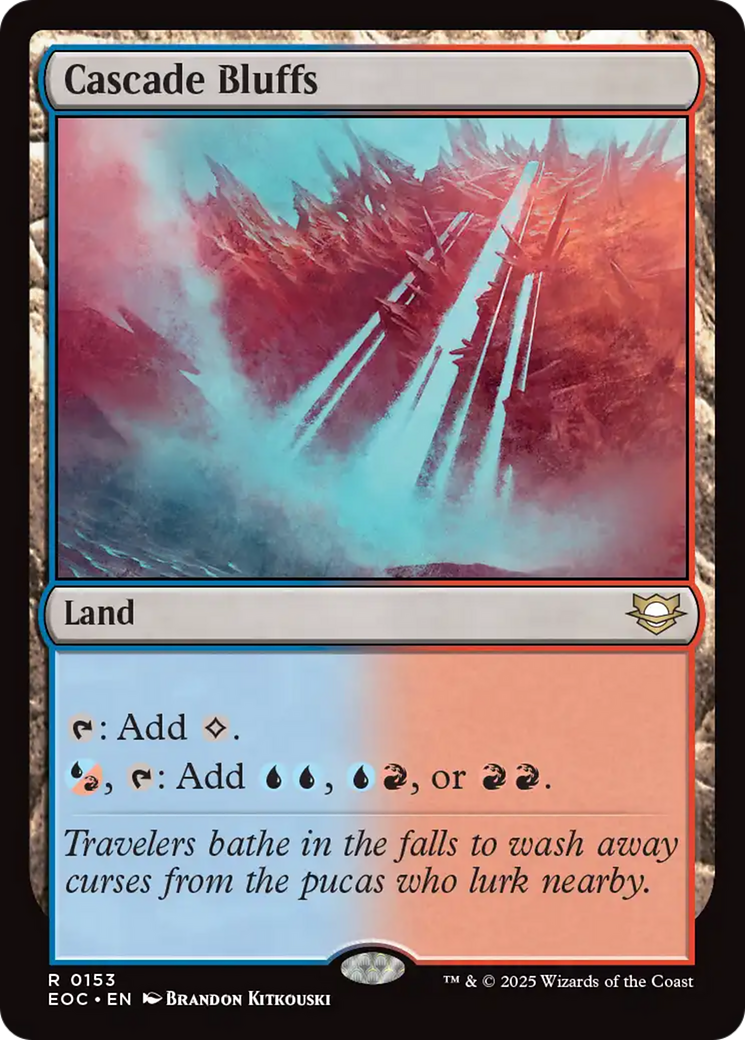 Cascade Bluffs [Edge of Eternities Commander] | Good Games North