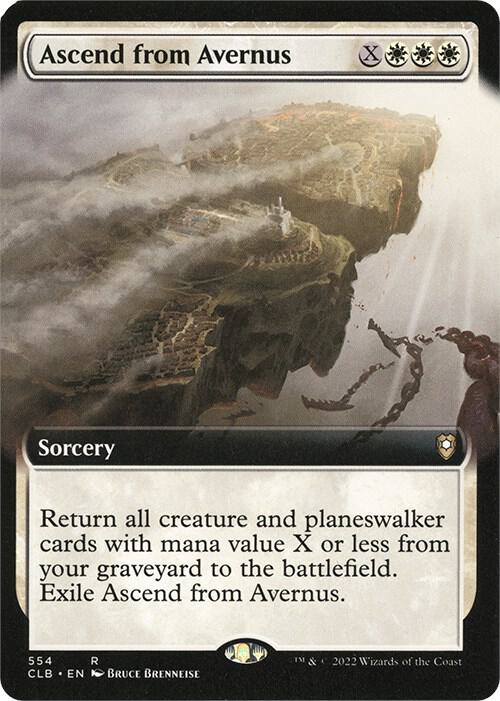 Ascend from Avernus Extended Art 554 (Commander Legends: Battle for Baldur's Gate)  - Foil | Good Games North