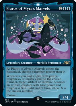 Fluros of Myras Marvels Showcase Galaxy Foil (Unfinity)  - undefined | Good Games North