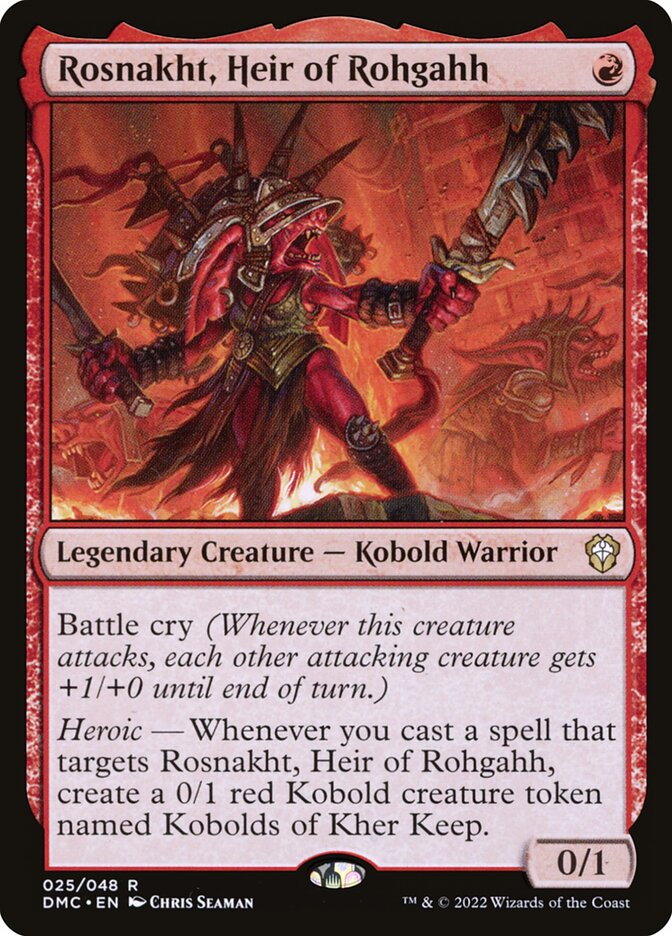 Rosnakht, Heir of Rohgahh 25 (Commander: Dominaria United)  | Good Games North