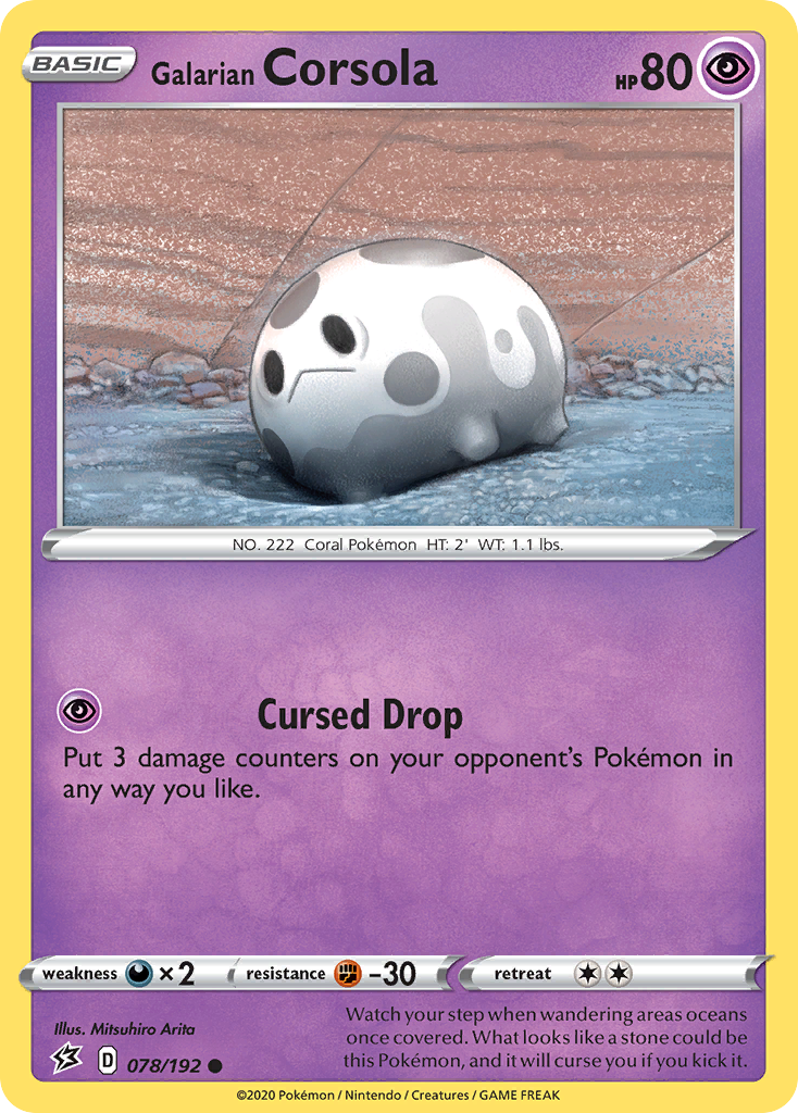 Galarian Corsola (078/192) [Sword & Shield: Rebel Clash] | Good Games North
