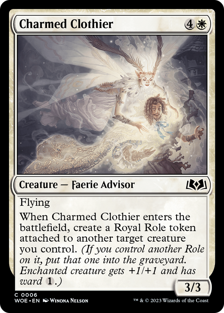 Charmed Clothier [Wilds of Eldraine] | Good Games North