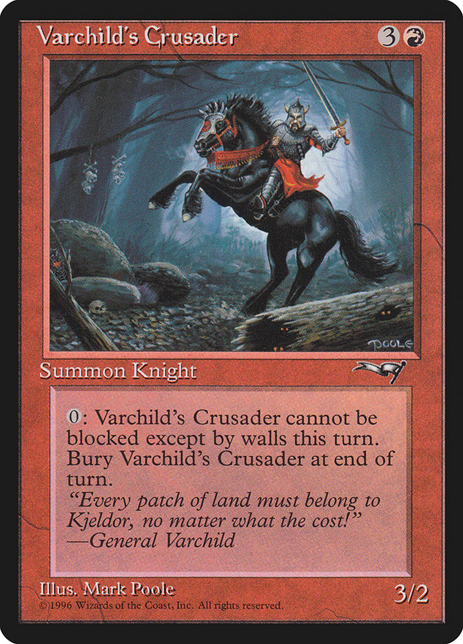 Varchild's Crusader (Black Horse) [Alliances] | Good Games North