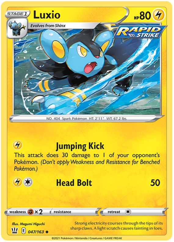 Luxio (047/163) [Sword & Shield: Battle Styles] | Good Games North