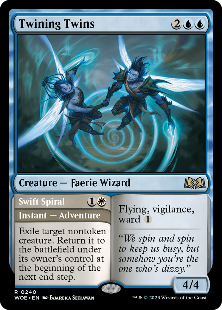 Twining Twins // Swift Spiral [Wilds of Eldraine] | Good Games North