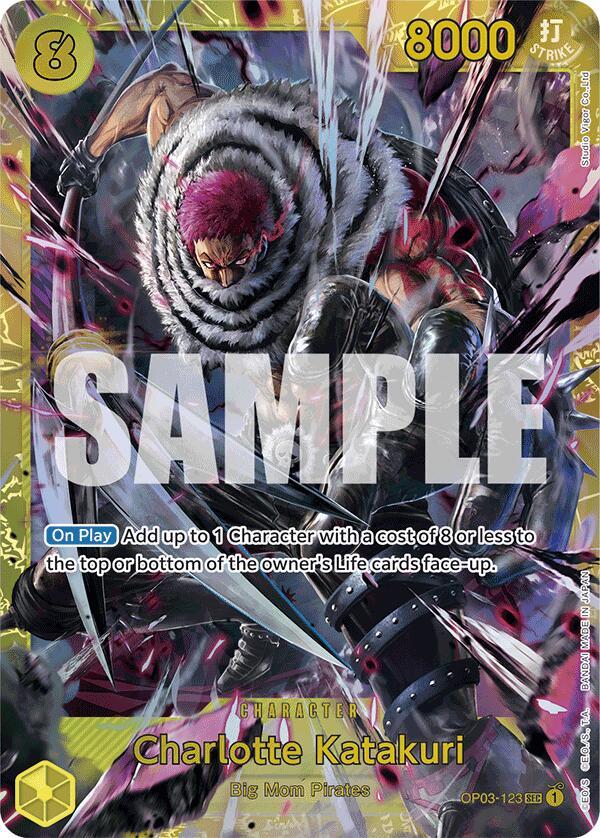 Charlotte Katakuri (Reprint) OP03-123 (Premium Booster -The Best-)  - Foil | Good Games North