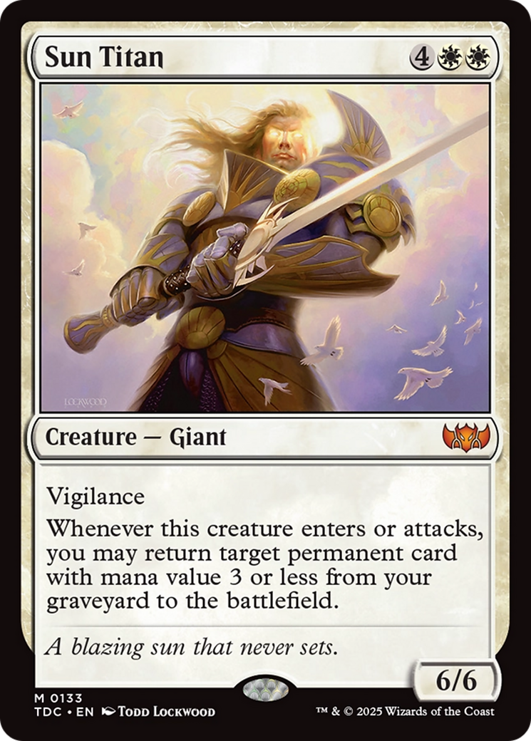 Sun Titan [Tarkir: Dragonstorm Commander] | Good Games North