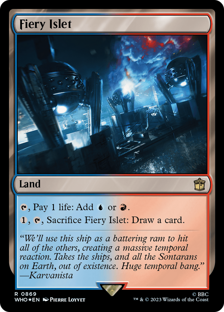 Fiery Islet (Surge Foil) [Doctor Who] | Good Games North