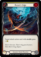 Razor's Edge (Yellow) [OUT043] (Outsiders)  Rainbow Foil | Good Games North