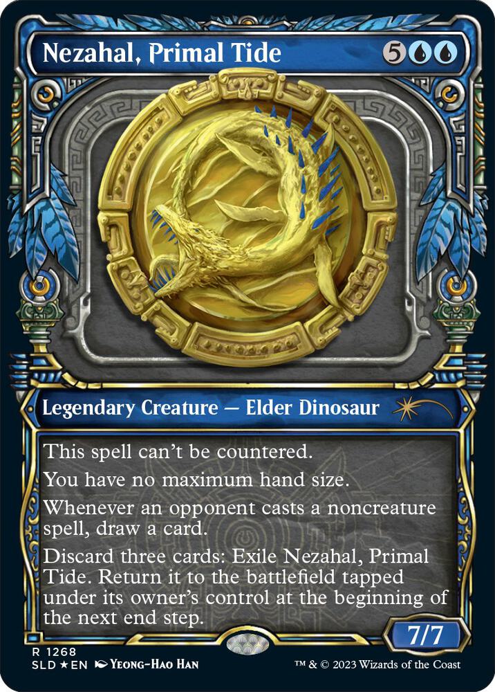 Nezahal, Primal Tide 1268 (Secret Lair Drop Series)  - Showcase Halo Foil | Good Games North