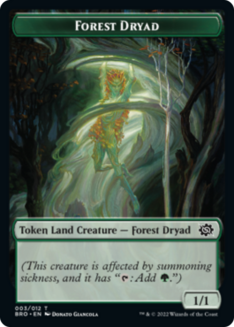 Forest Dryad Token [The Brothers' War Tokens] | Good Games North