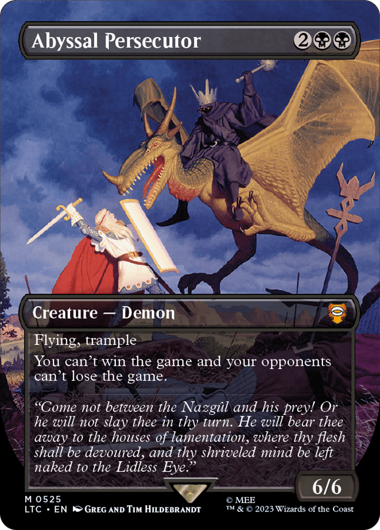 Abyssal Persecutor (Borderless) [The Lord of the Rings: Tales of Middle-Earth Commander] | Good Games North