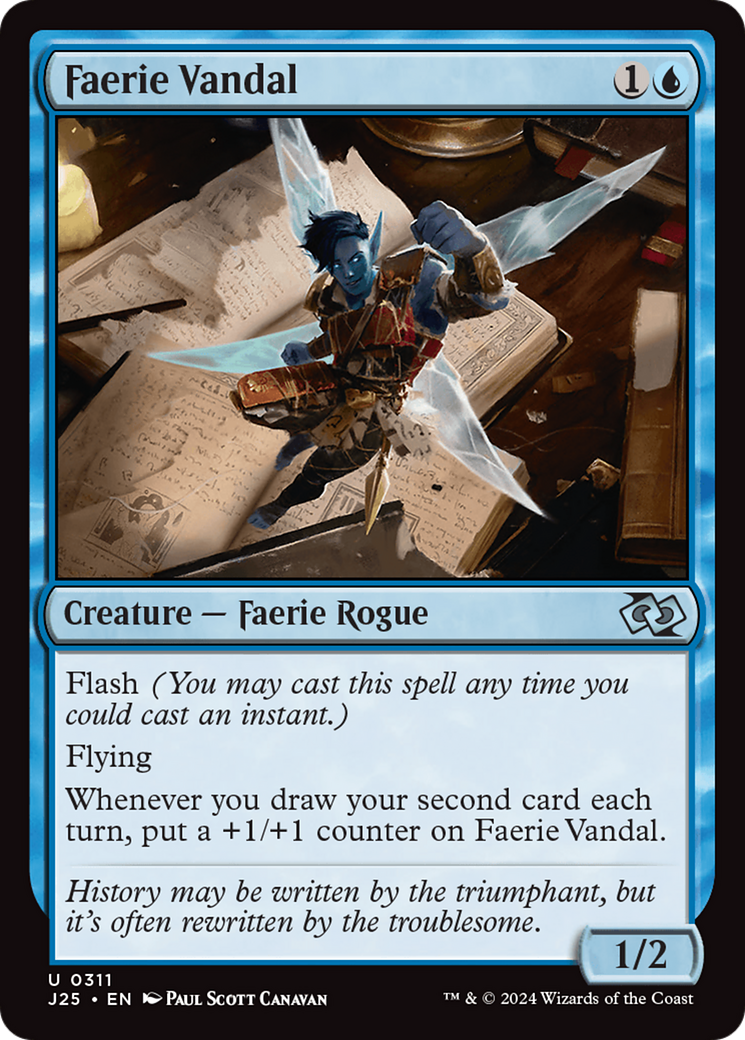 Faerie Vandal [Foundations Jumpstart] | Good Games North