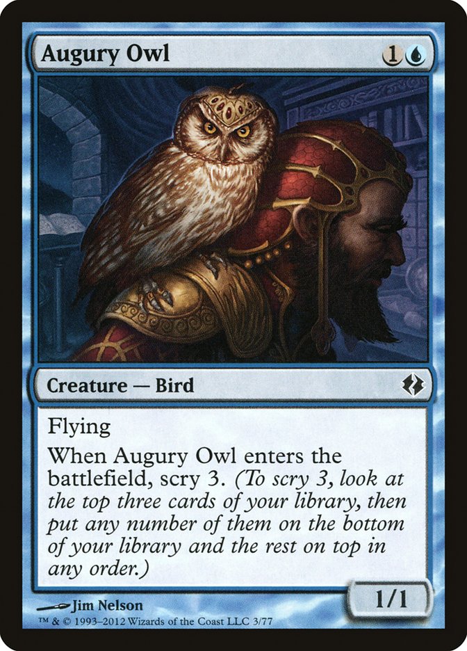 Augury Owl [Duel Decks: Venser vs. Koth] | Good Games North