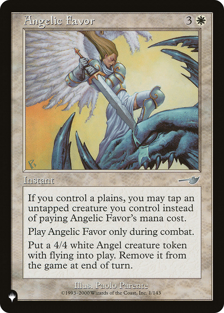 Angelic Favor [The List] | Good Games North