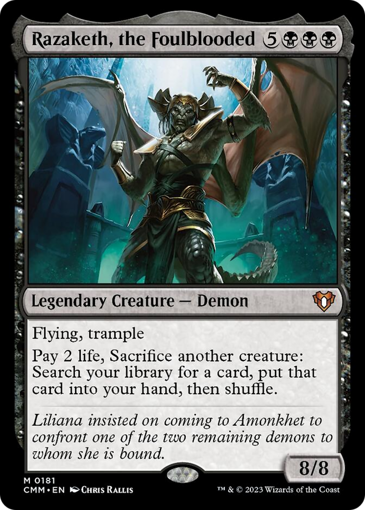 Razaketh, the Foulblooded [Commander Masters] | Good Games North