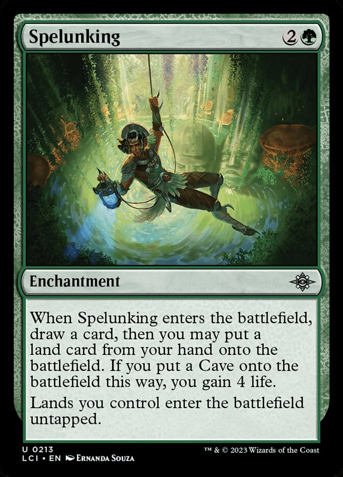 Spelunking 213 (The Lost Caverns of Ixalan)  - Foil | Good Games North