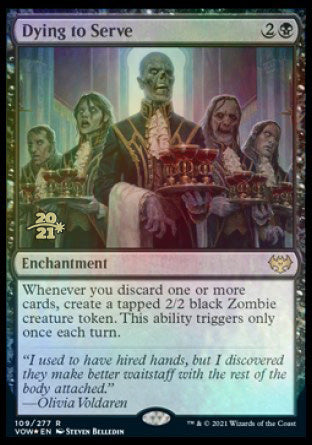 Dying to Serve [Innistrad: Crimson Vow Prerelease Promos] | Good Games North