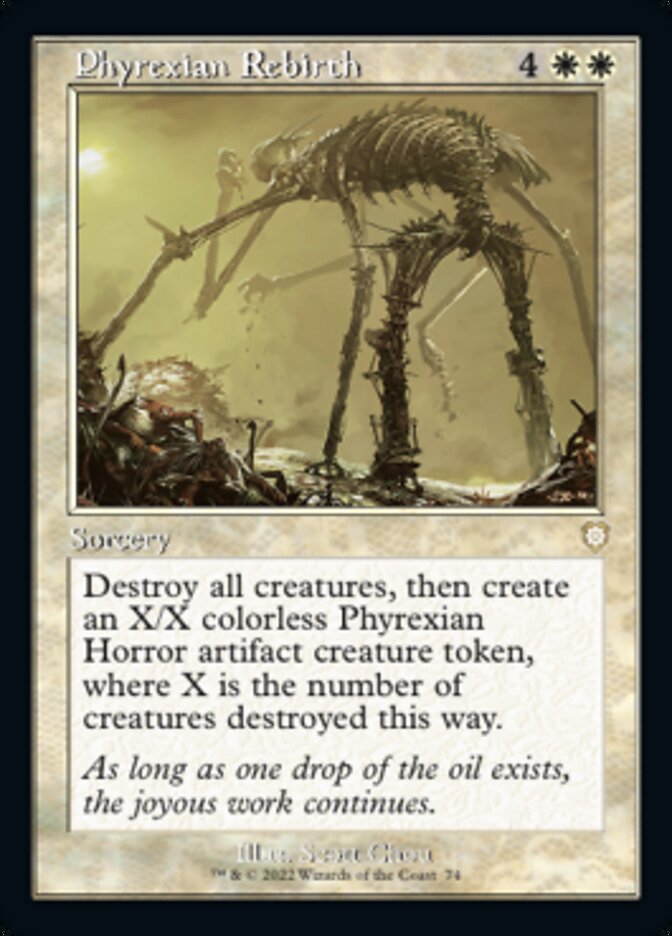 Phyrexian Rebirth (Retro) [The Brothers' War Commander] | Good Games North