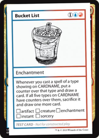 Bucket List (2021 Edition) [Mystery Booster Playtest Cards] | Good Games North
