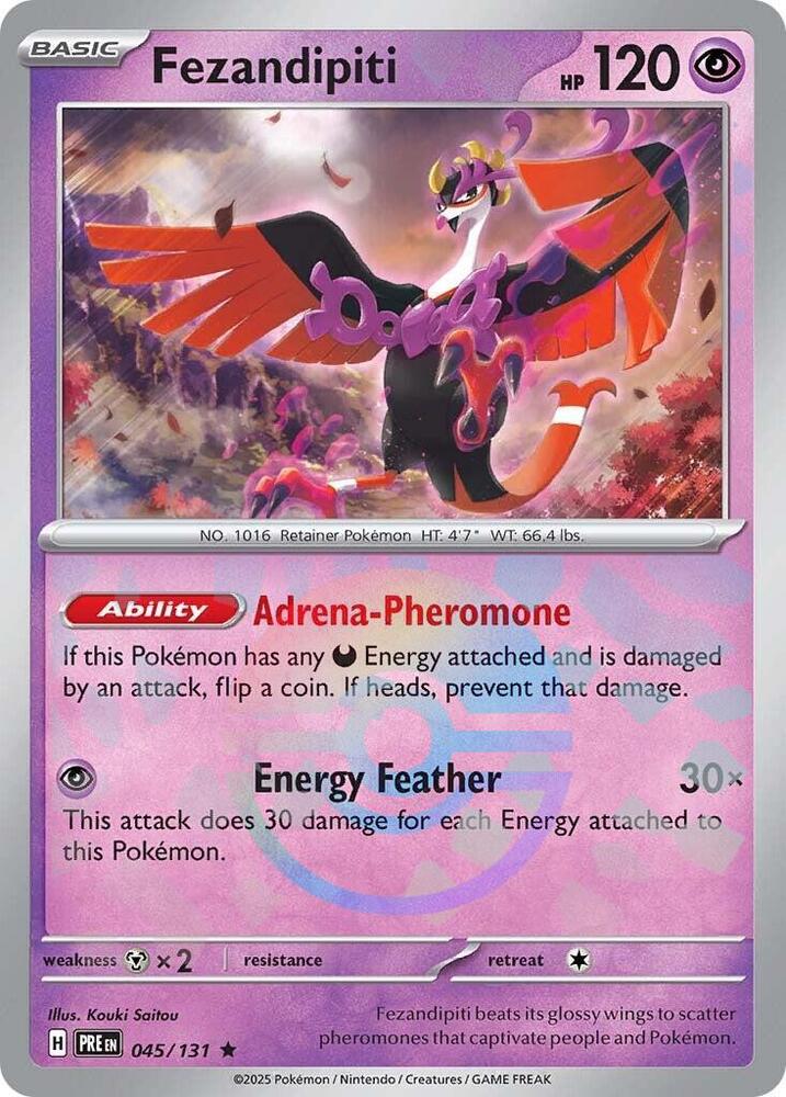 Fezandipiti (045/131) (Poke Ball Pattern) [Scarlet & Violet: Prismatic Evolutions] | Good Games North