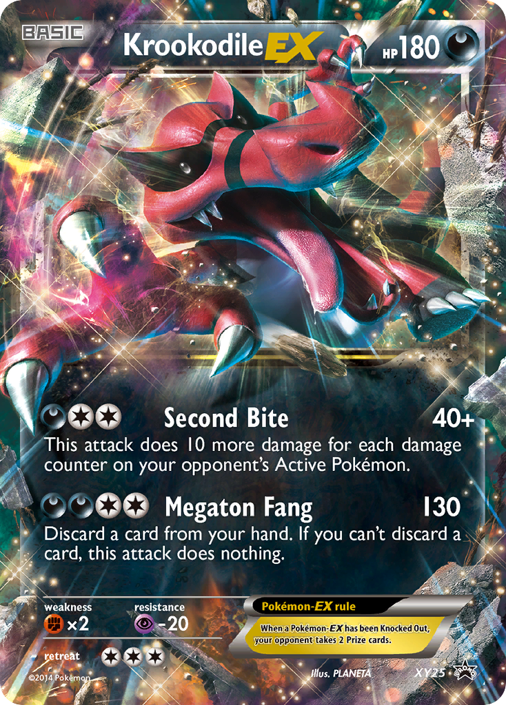 Krookodile EX (XY25) [XY: Black Star Promos] | Good Games North