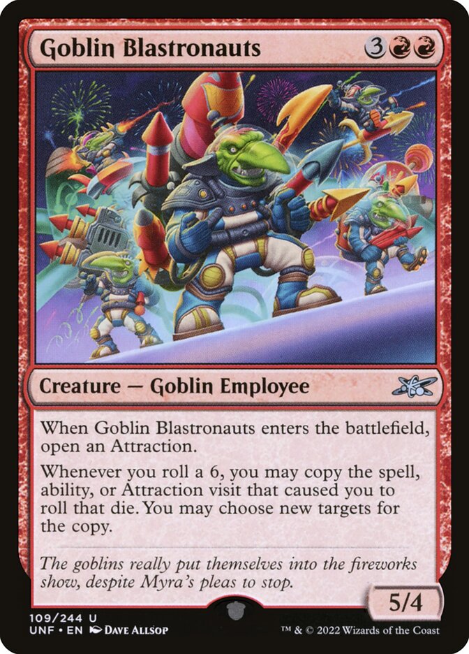 Goblin Blastronauts 109/244 (Unfinity)  - Foil | Good Games North