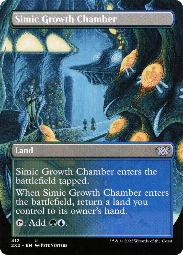 Simic Growth Chamber Borderless (Double Masters 2022)  - Foil | Good Games North