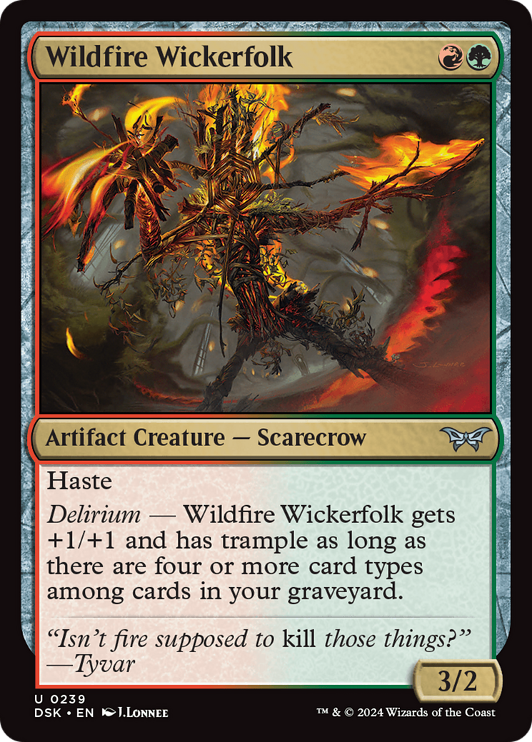 Wildfire Wickerfolk [Duskmourn: House of Horror] | Good Games North