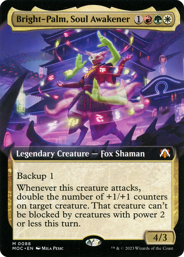 Bright-Palm, Soul Awakener (Extended Art) [March of the Machine Commander] | Good Games North
