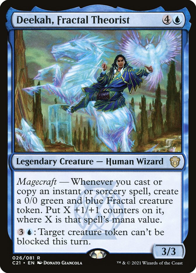Deekah, Fractal Theorist (Commander 2021)  | Good Games North