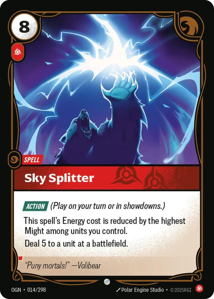 Sky Splitter (Origins)  - Foil | Good Games North