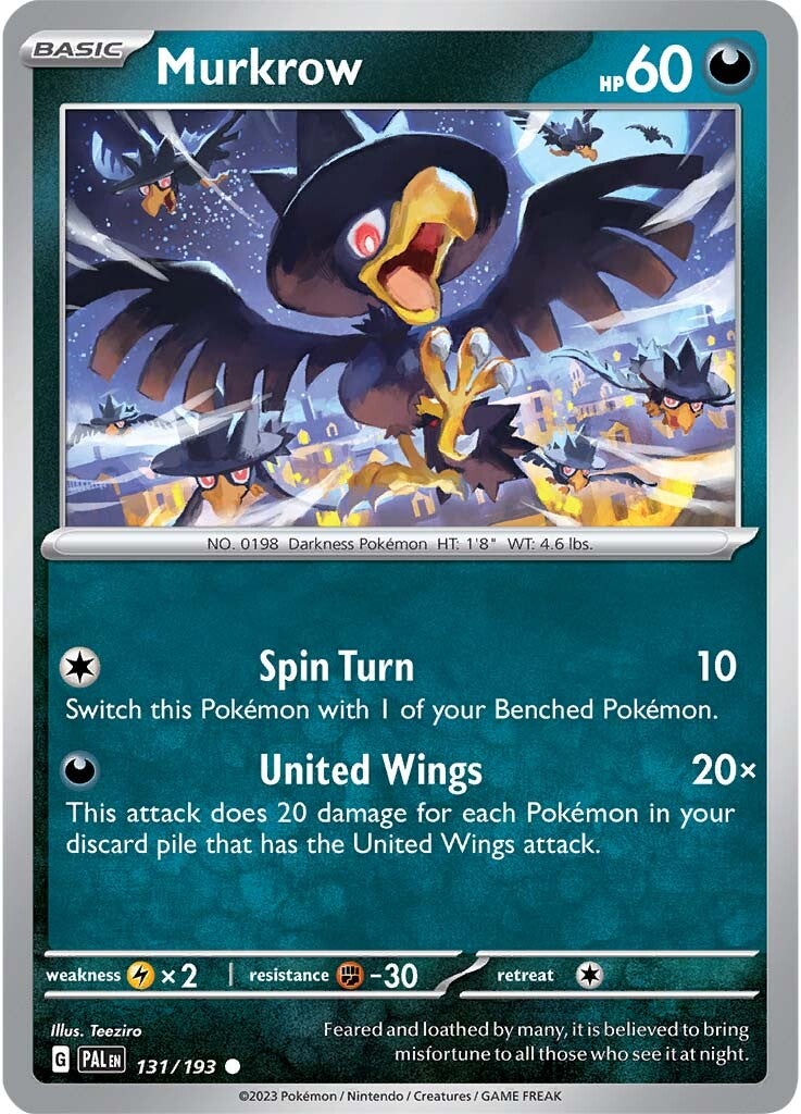 Murkrow (131/193) [Scarlet & Violet: Paldea Evolved] | Good Games North