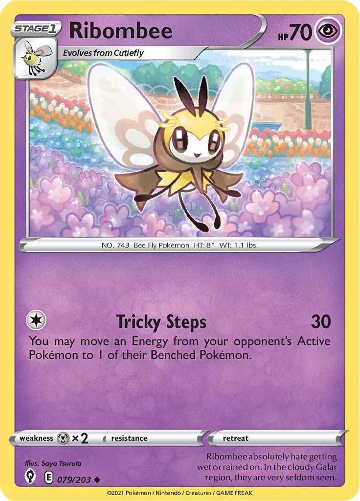Ribombee (079/203) [Sword & Shield: Evolving Skies] | Good Games North