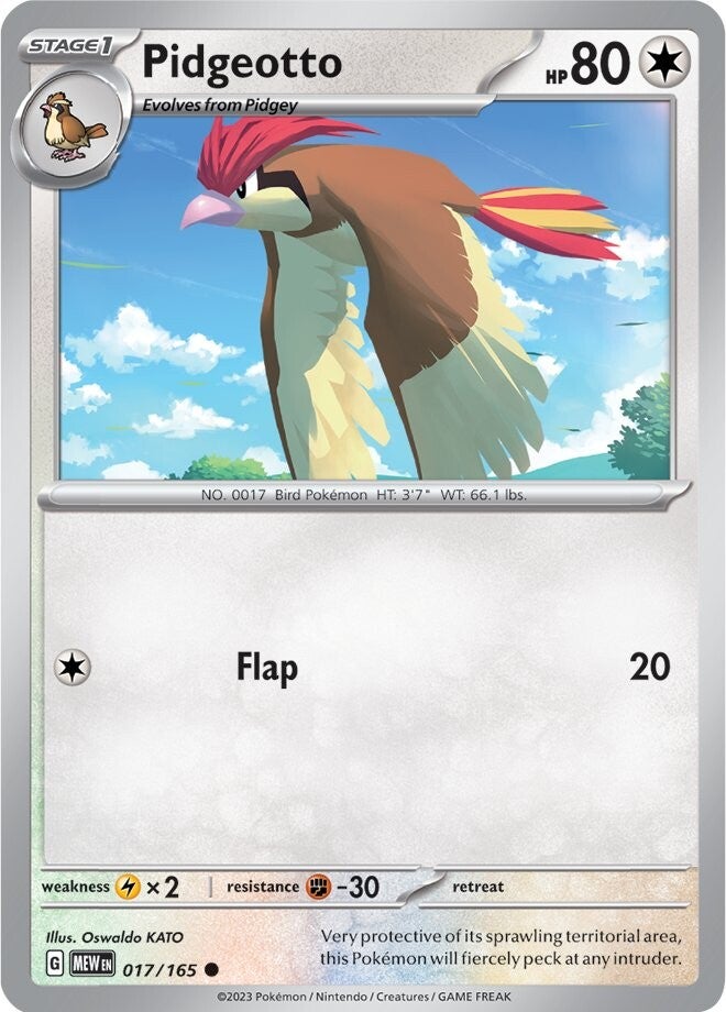 Pidgeotto (017/165) [Scarlet & Violet 151] | Good Games North
