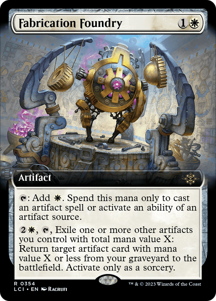 Fabrication Foundry (Extended Art) [The Lost Caverns of Ixalan] | Good Games North