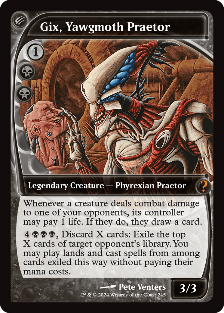 Gix, Yawgmoth Praetor (Future Sight) [Mystery Booster 2] | Good Games North