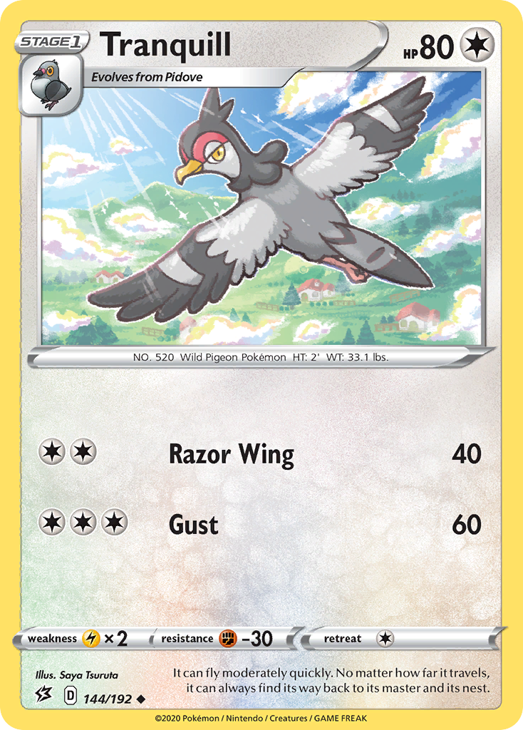 Tranquill (144/192) [Sword & Shield: Rebel Clash] | Good Games North
