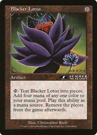 Blacker Lotus (Oversized) [Oversize Cards] | Good Games North