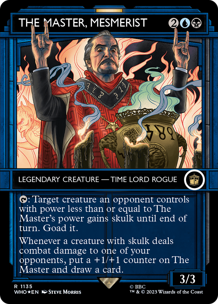 The Master, Mesmerist (Showcase) (Surge Foil) [Doctor Who] | Good Games North