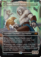 Ajani, Nacatl Pariah // Ajani, Nacatl Avenger (Borderless) (Textured Foil) [Modern Horizons 3] | Good Games North