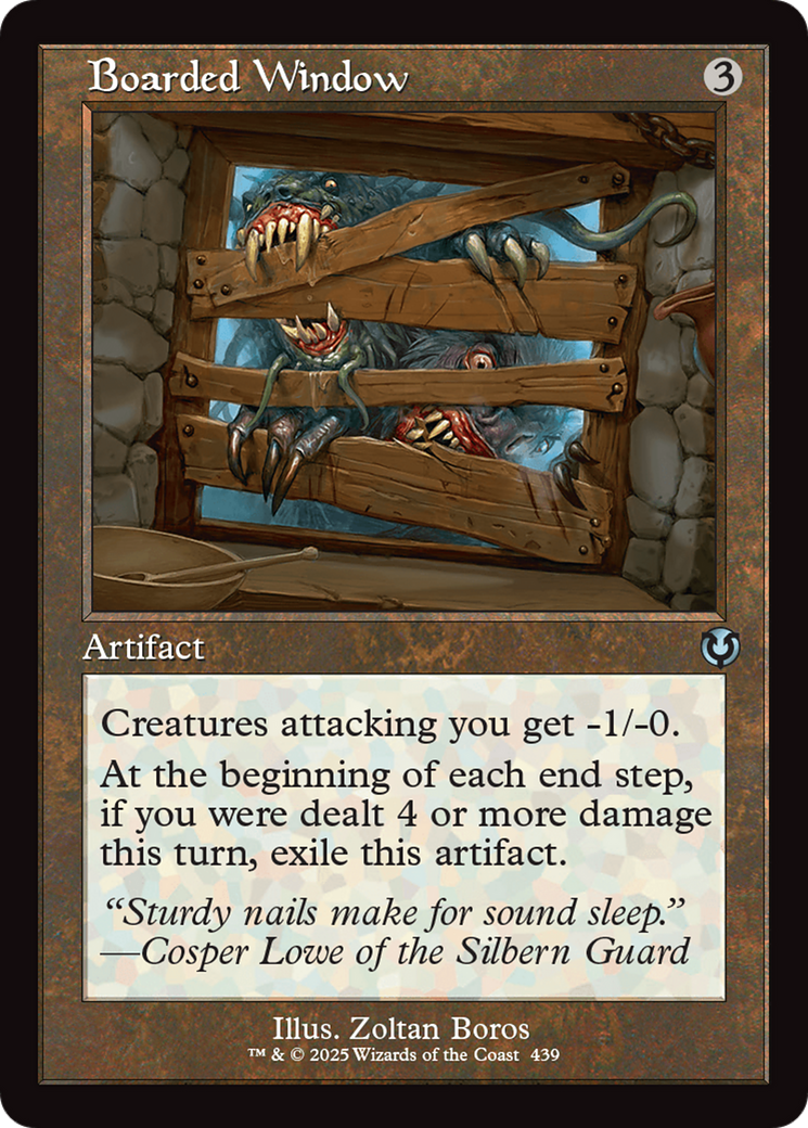 Boarded Window (Retro Frame) [Innistrad Remastered] | Good Games North