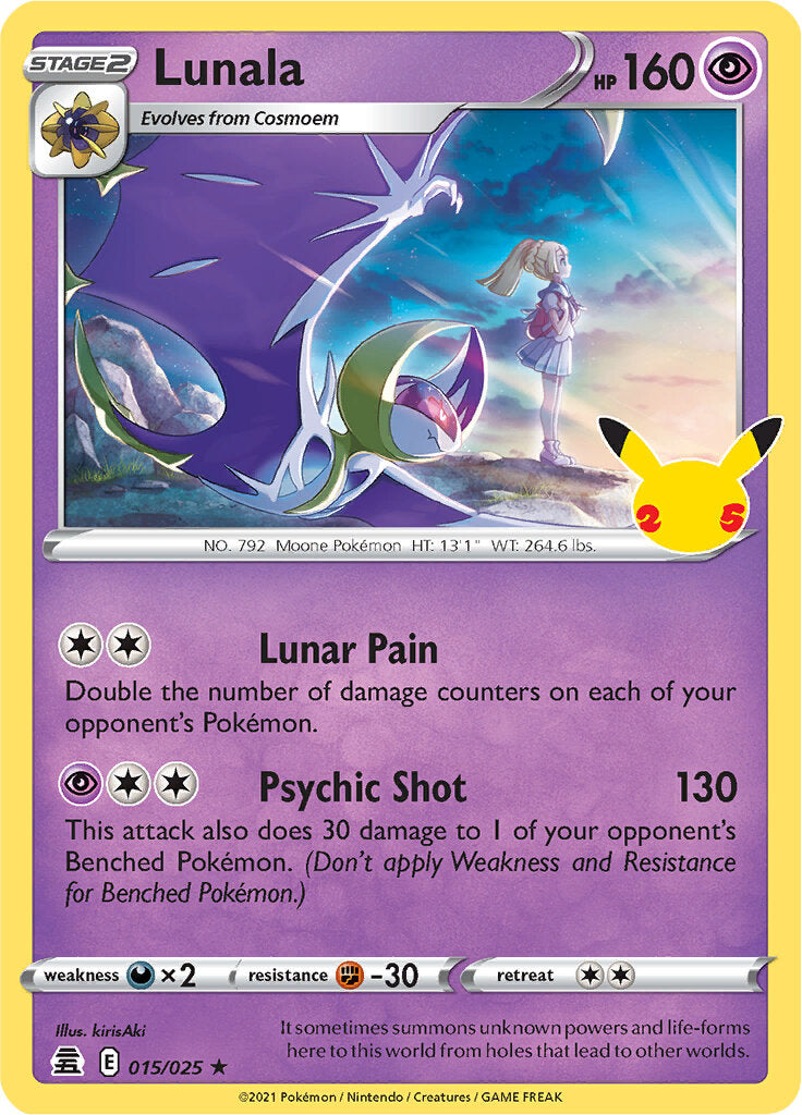 Lunala (015/025) [Celebrations: 25th Anniversary] | Good Games North
