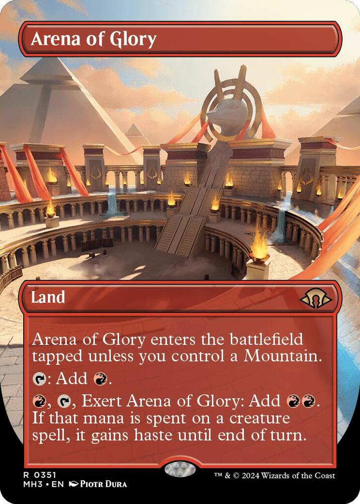 Arena of Glory Borderless (Modern Horizons 3)  - Foil | Good Games North
